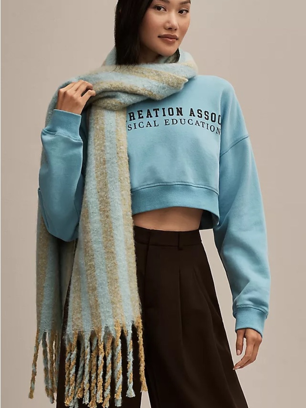 Anthropologie chunky scarf